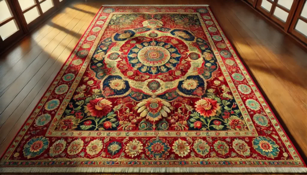 Traditional Kashmiri Carpet