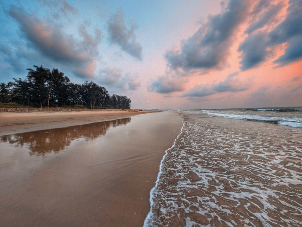 Sunset view of Talashil beach, Malvan, Sindhudurg